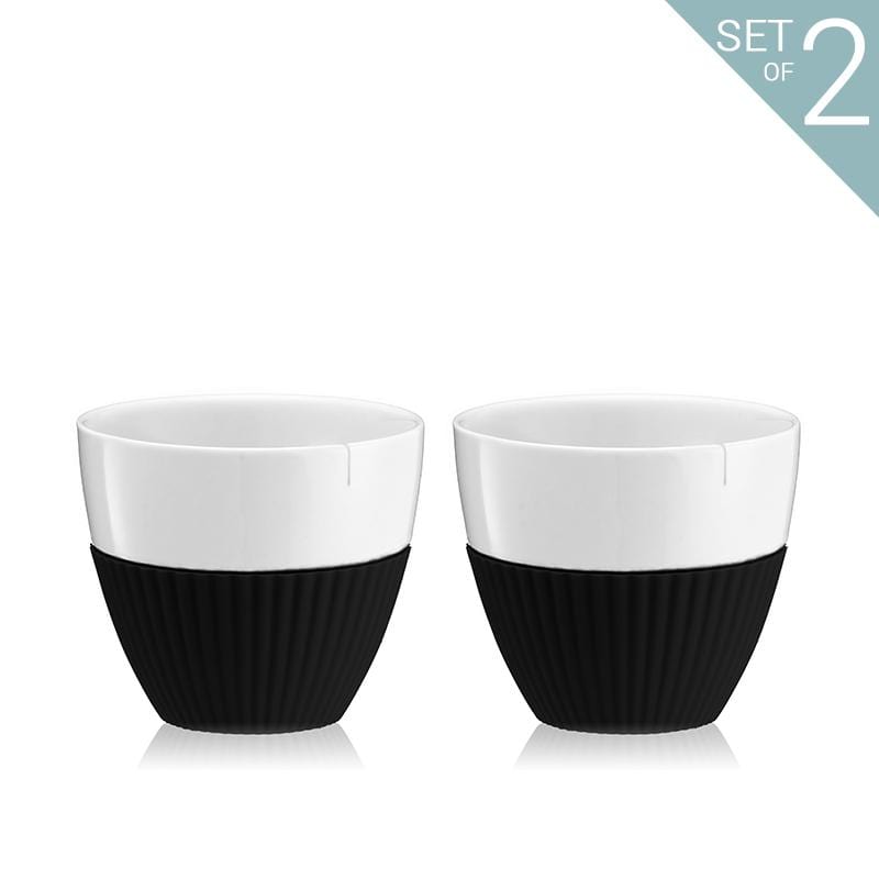Anytime™ Tea Cups - Set Of 2 Cups &amp; Mugs VIVA Scandinavia Black 