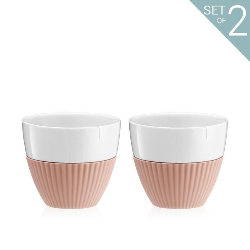 Anytime™ Tea Cups - Set Of 2 Cups &amp; Mugs VIVA Scandinavia Peach 