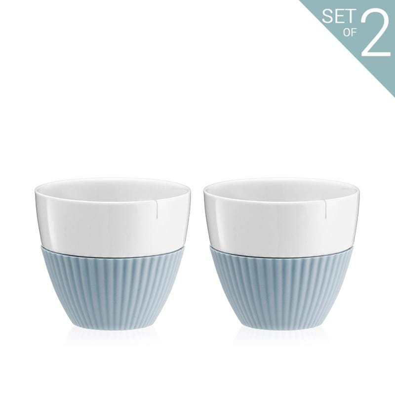 Anytime™ Tea Cups - Set Of 2(Outlet) Cups &amp; Mugs VIVA Scandinavia Sea Salt 