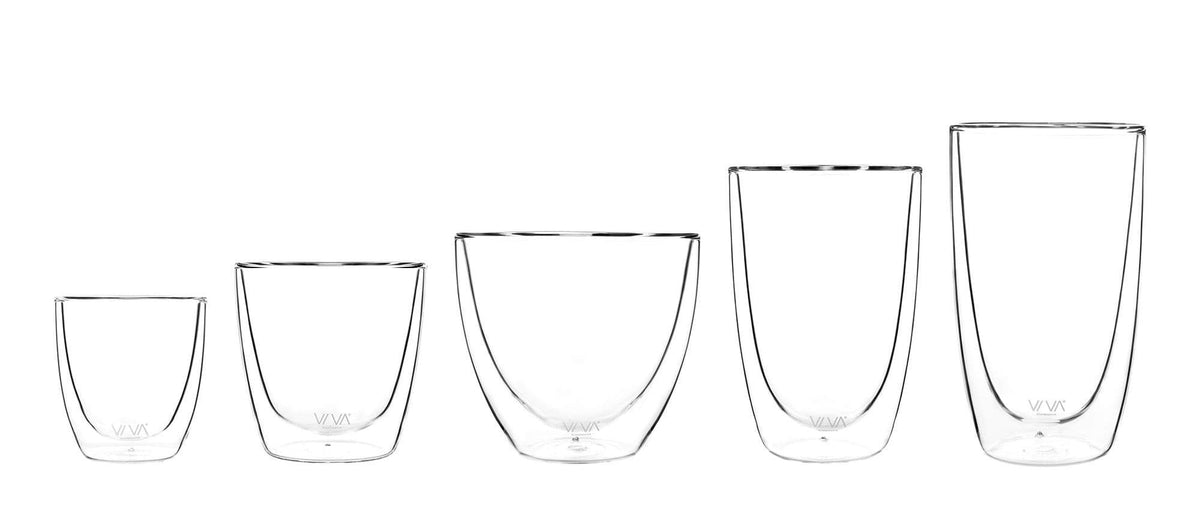 Lauren™ Double Walled Glasses - Set of 2 Cups &amp; Mugs VIVA Scandinavia 