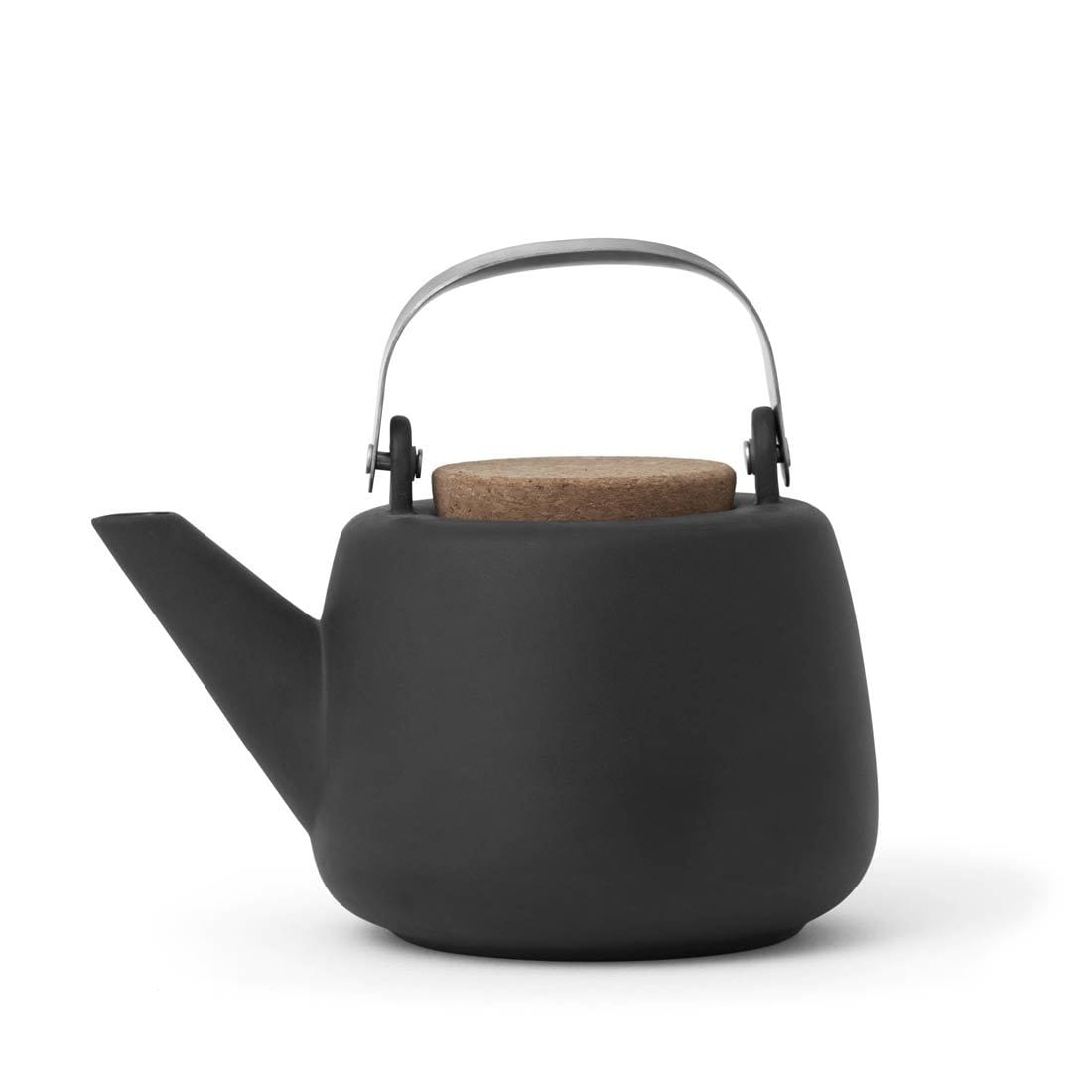 Nicola™ Porcelain Teapot Teapots VIVA Scandinavia Charcoal 